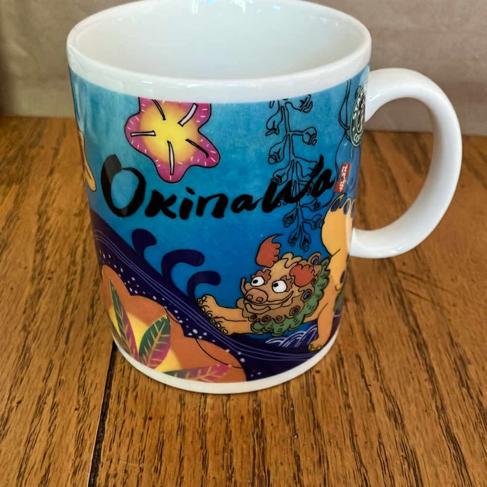 Okinawa Starbucks mug and matching coffee card! Perfect condition . Both unused